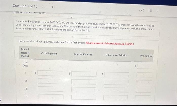 provide for annual installment payments, exclusive of real estate taxes and insurance,
