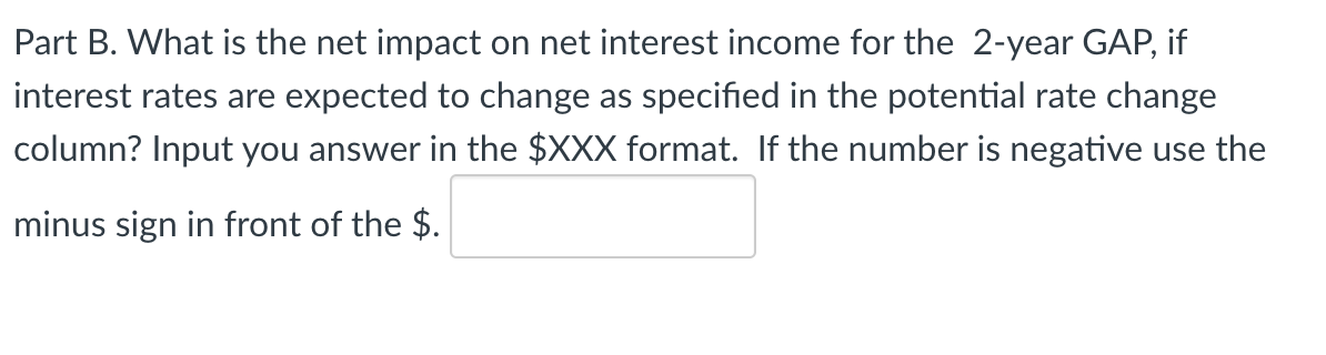of Bank Management. It has two parts - A&B. Part A. Using