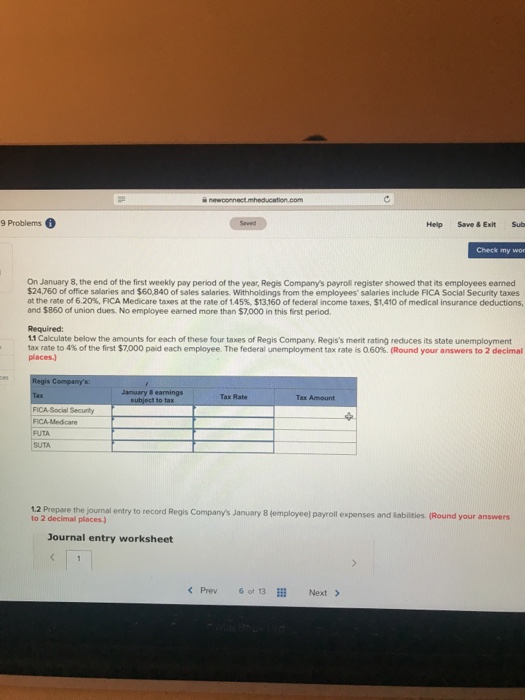  9 Problems Help Save &Exit Sub Check my wor On January