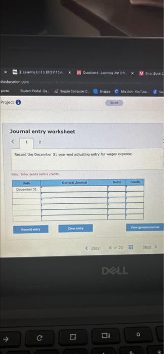 3 Learning Unit 3: BUS1110 Ac X M Question 6 -