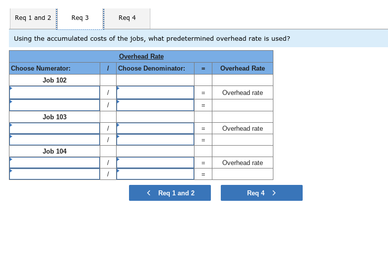 to calculate the cost of the raw materials requisitioned and direct labor