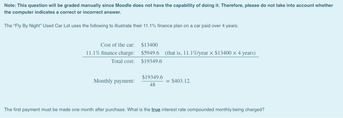  Note: This question will be graded manually since Moodle does not