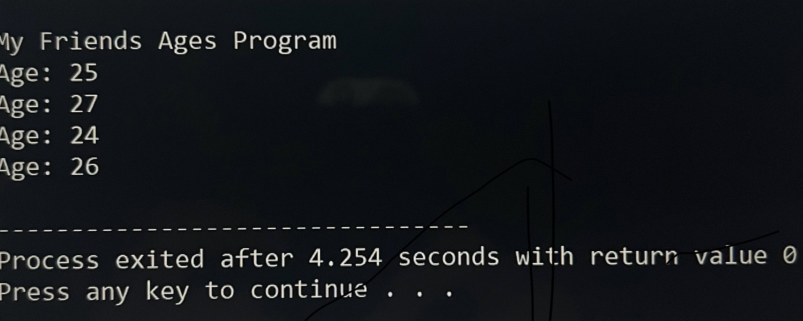  Write a flowchart and matching C program that do the following: