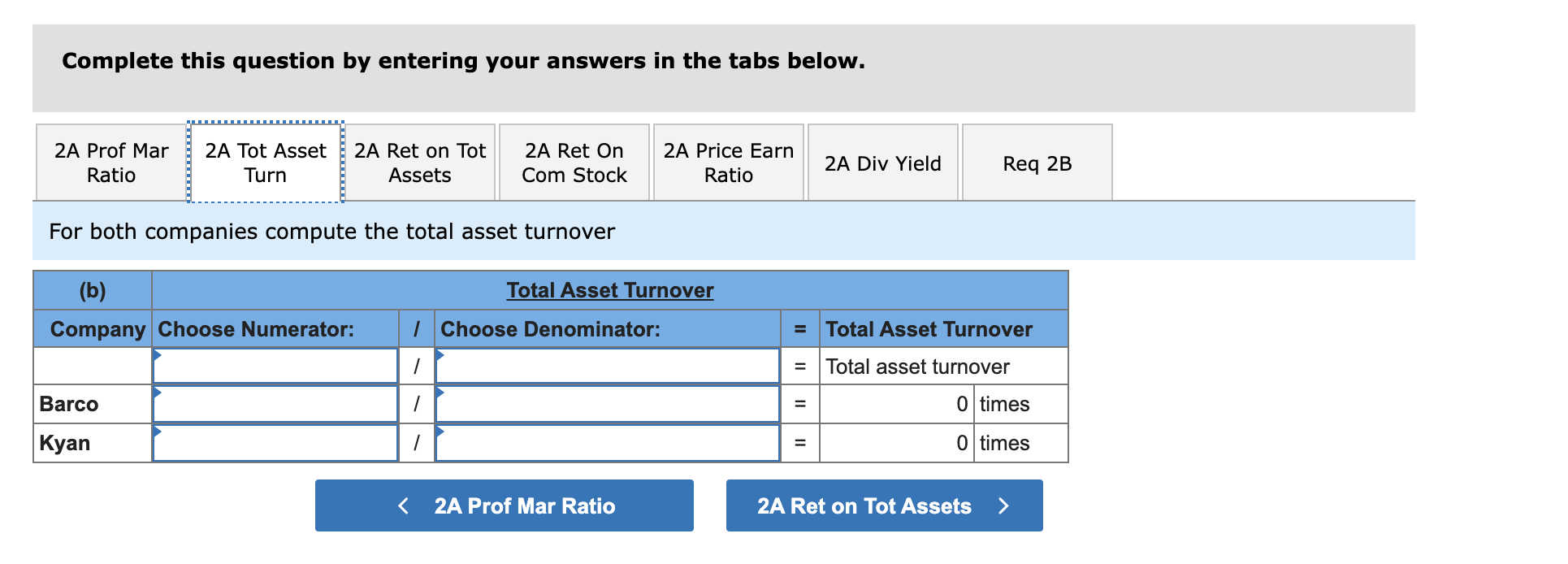displayed below.) Summary information from the financial statements of two companies competing