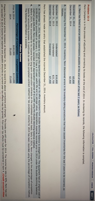  please help asap BACK NEXT CALCULATOR FULL SCREEN PRINTER VERSION Problem