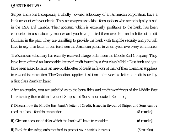  the whole question from the beginning to the end please QUESTION