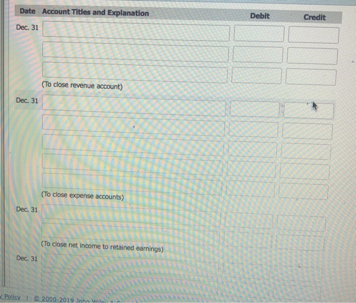 Exercise 4-21 Selected year-end account balances from the adjusted trial balance as