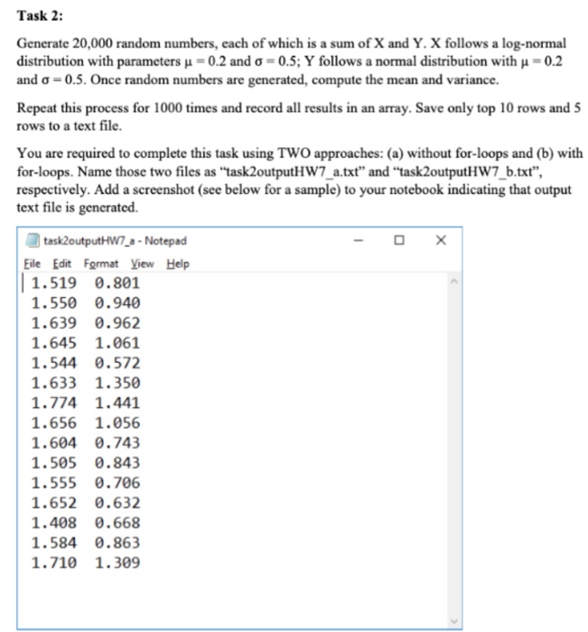  PLEASE SHOW CODE ON THE PYTHON NOTEBOOK AND SCREENSHOT OF RESULT