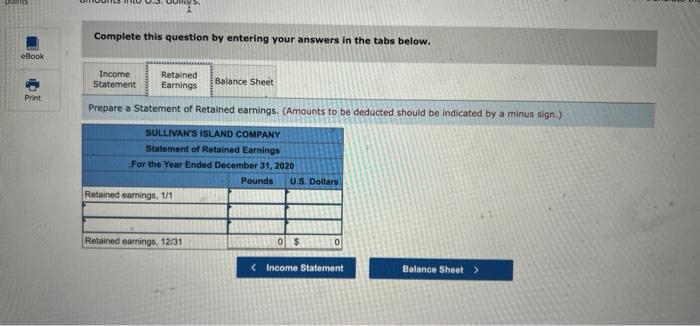 subsidiary in a foreign country on January 1, 2020. by Investing capital