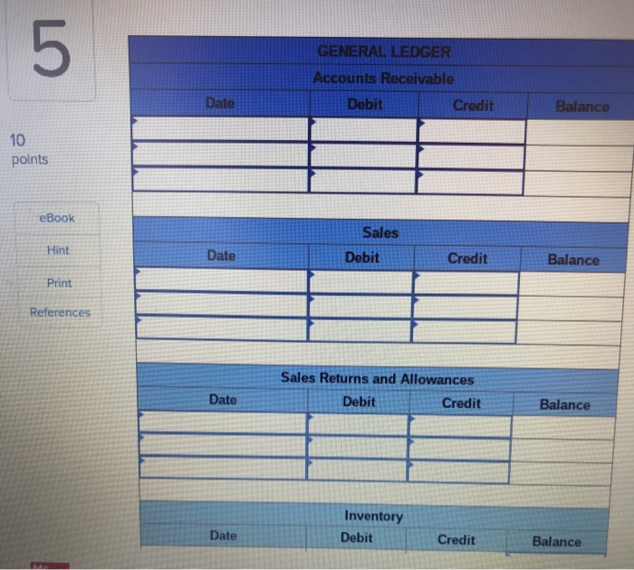 of May, the sales journal of Mountain View appears as follows. Assume