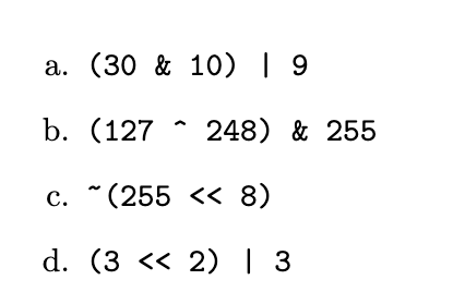 each expression, given the result of evaluating the expression as a decimal