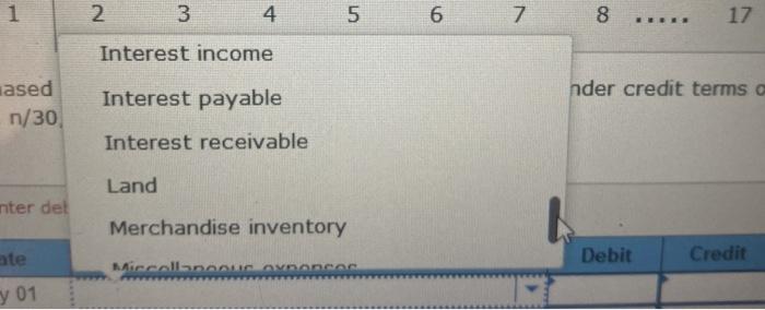 July 1. 2 Sold merchandise to Creek Co. for $950 under credit