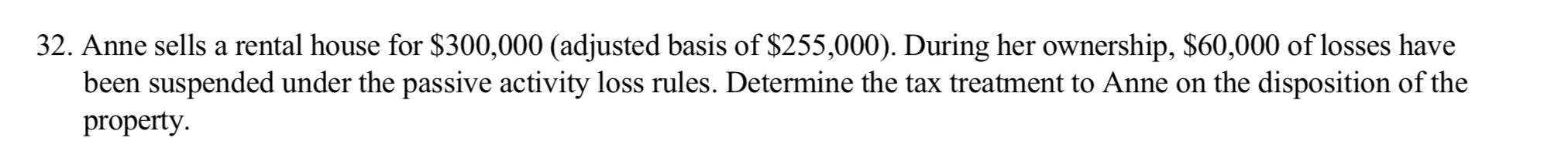  plz solve this problem with correct explanations :) tks 32. Anne
