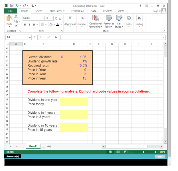 a dividend of $1.95 per share on its stock. The dividends are
