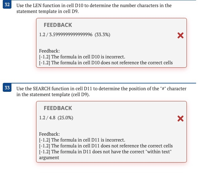 first submissions. I will attach the submissions ( The excel file ).