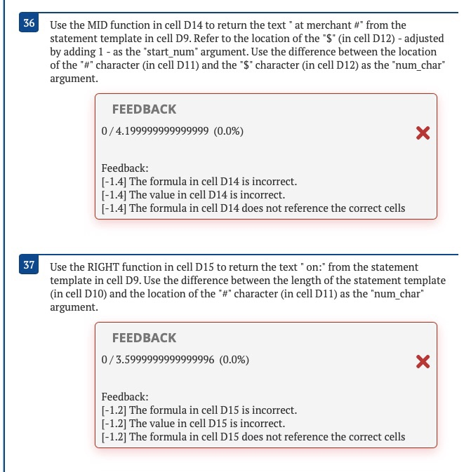 I only need to fix the mistakes so I can submit the