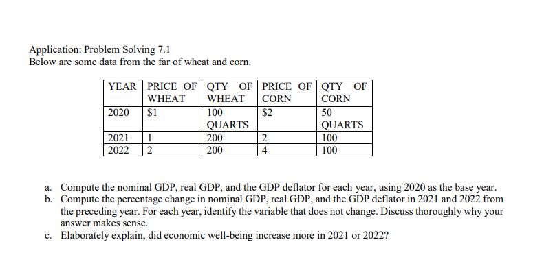 b. ) Discuss thoroughly why your answer makes sense. c. ) Elaborately