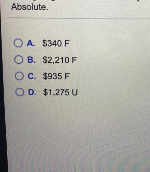 Absolute systems allocated manufactoring overhead based on machine hours. Each connector should