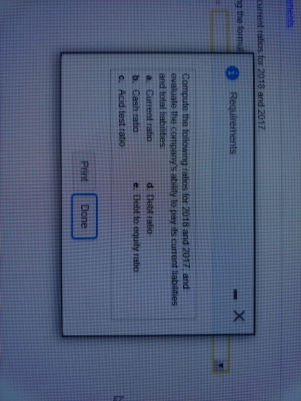 to pay current liabilites and total liabilities improved or deteriorated during 2018