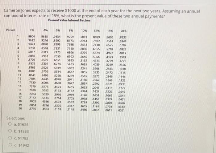 6% annual rate how much will Eric have six years from now?