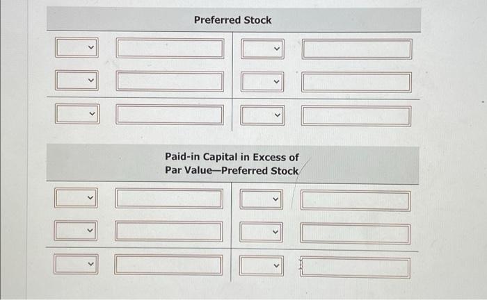 The par value of the preferred is $50. During the first year
