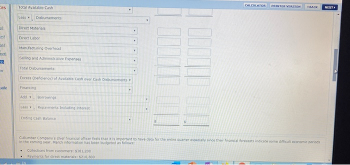 have a cash balance of $136.500 on January 1, 2020. Relevant monthly
