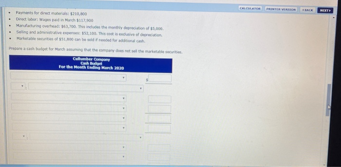 budget data for the first 2 months of 2020 are as follows: