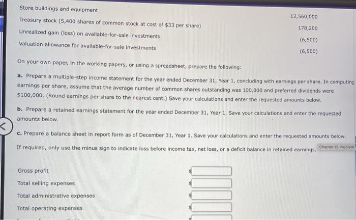 part all adjusting entries), the data that follows were taken from the