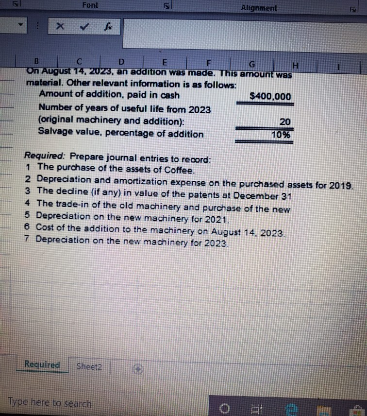 1, 2019. Information is as follows: Total cash paid $4,500,000 Assets acquired: