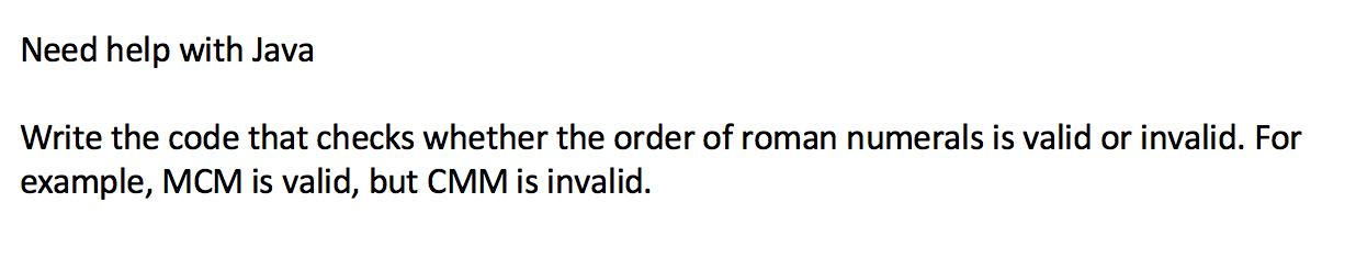  Need help with Java Write the code that checks whether the