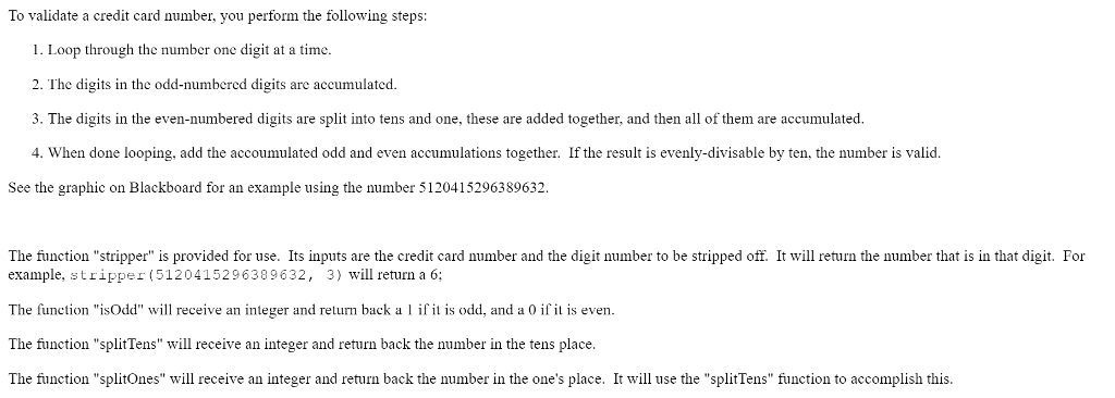 I have the directions posted below. And the code I have so