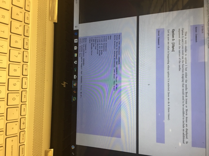 media library comprised of 9 iteas is given in Table L. $11.99