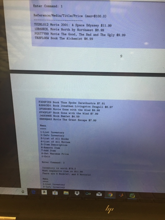 file/module that contains all the necessary functions to operate the inventory 3.
