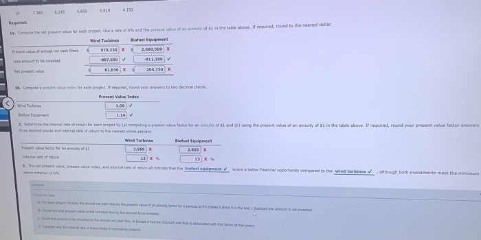 a serivice company Net Present Value Method, Internal Rate of Return Method,