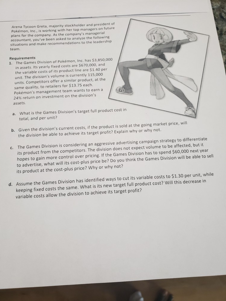 please i need help to answer requirement number 2. Thanks. i