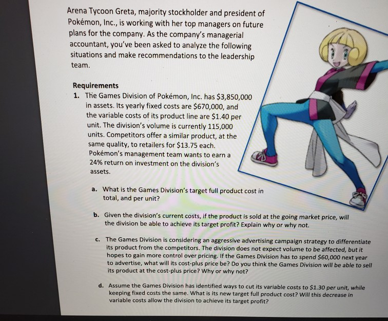 majority stockholder and president of Pokmon, Inc., is working with her top