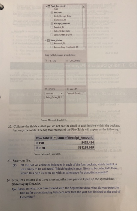 queries and formulas. The balance for accounts payable, for example is the