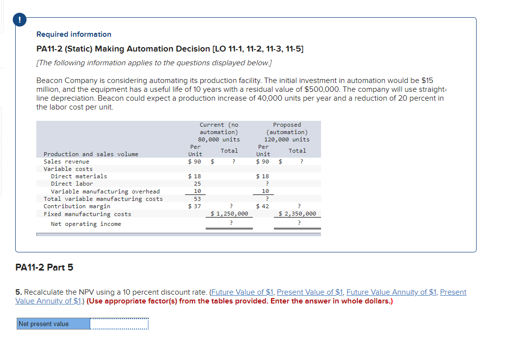 Decision [LO 11-1, 11-2, 11-3, 11-5] [The following information applies to the