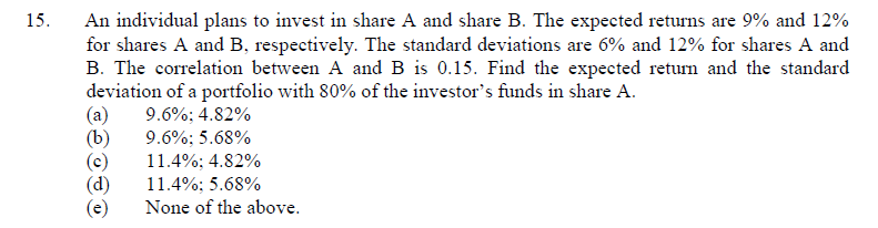 QUESTION 1: Note for question 1: I need a correct answer and
