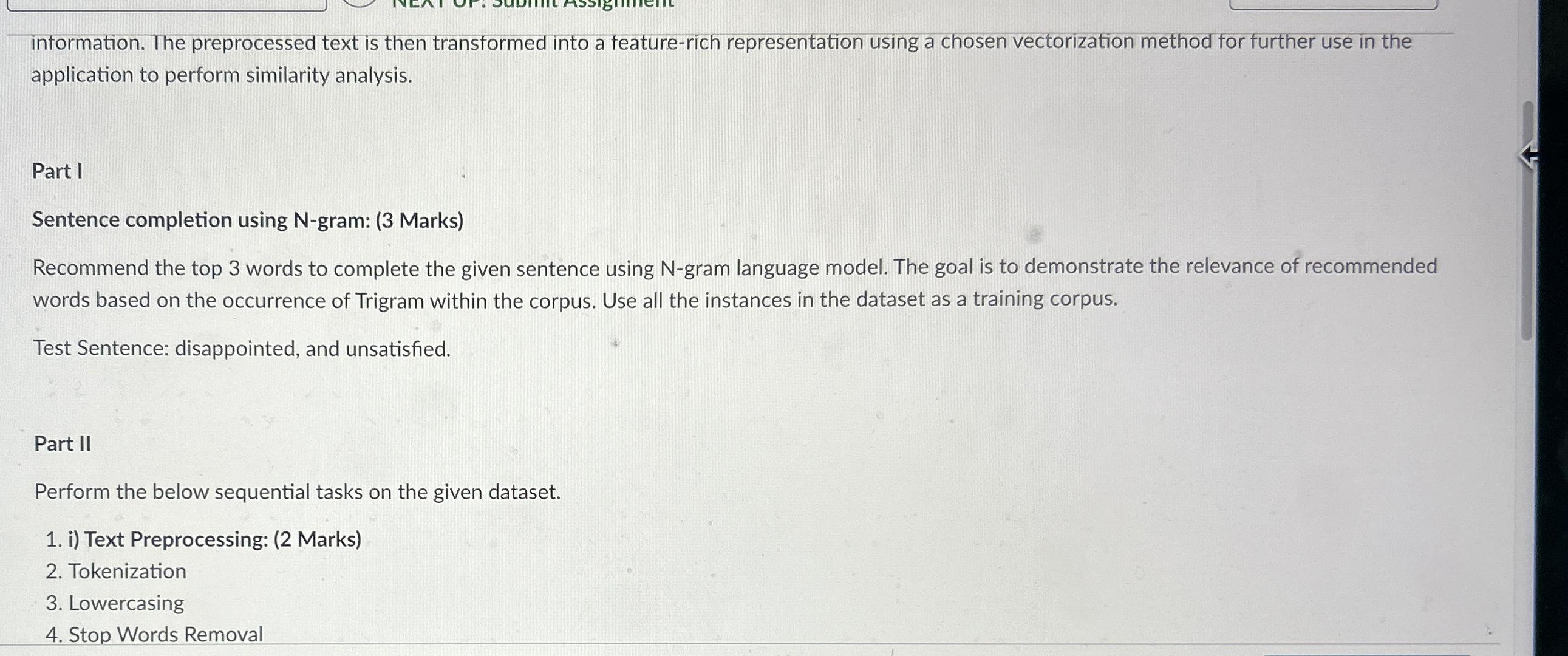  information. The preprocessed text is then transformed into a feature-rich representation
