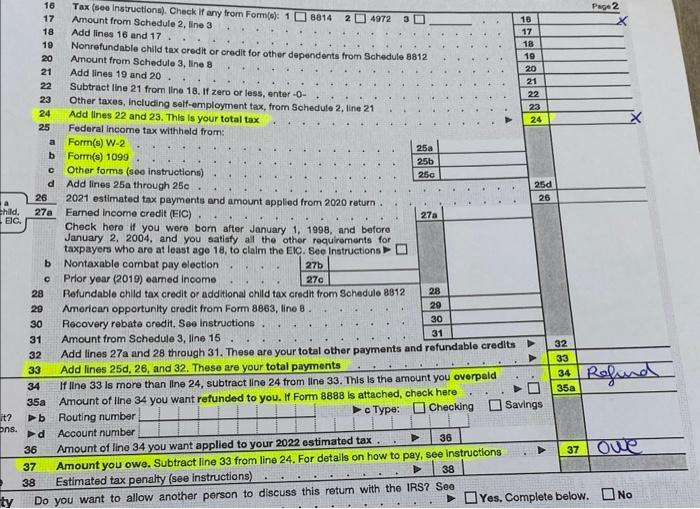 the MES beg, enter the name of your spouse. Hyou checked the