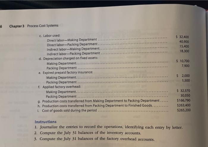 you for your help:)) PR 3-1B Entries for process cost system Preston