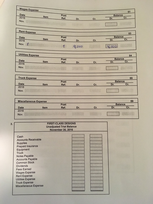 be graded. In the general ledger accounts, only the final balance will