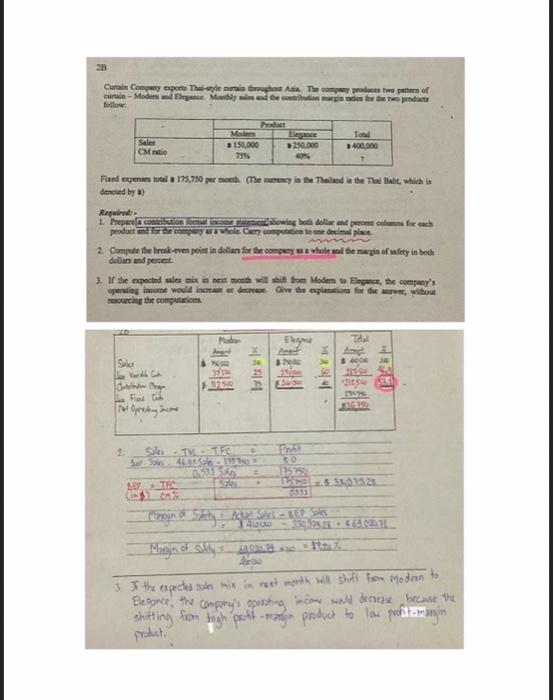  please explain no.2 step by step follow: denoued b,2 ) Repaind:dollan