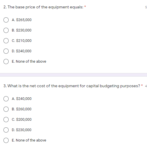 Inc. is considering an expansion project that has a life of four