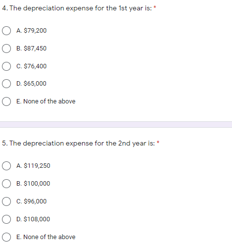 years. The proposed project has the following features: Initial cost of the