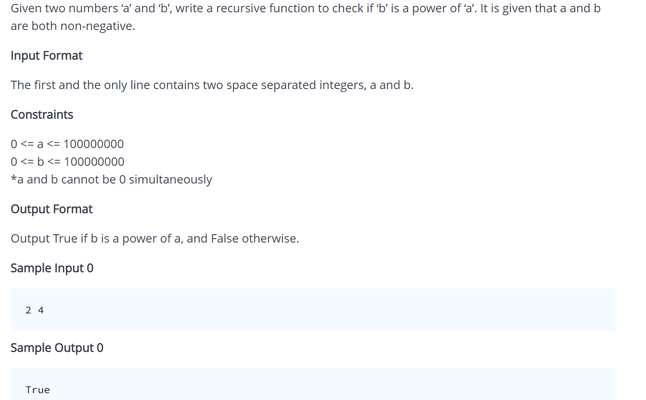solve in python Given two numbers ' a ' and ' b