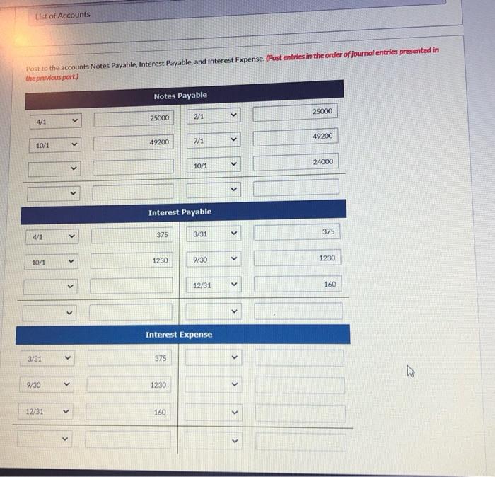 n/30. (Sunland uses the perpetual inventory system.) Feh. 1 Issued a 9%,2-month,