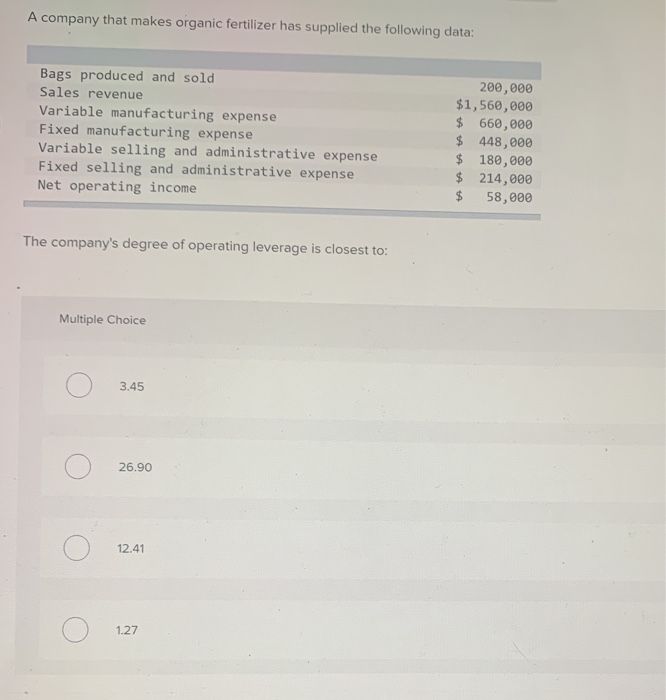 Increases while all other costs, volume, and selling price per unit remain