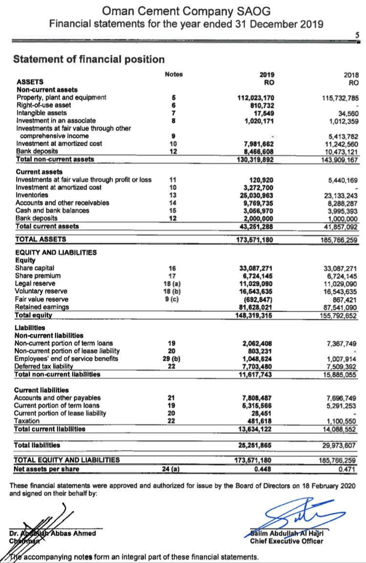 year 2018 and 2019. You are required to evaluate the Working Capital